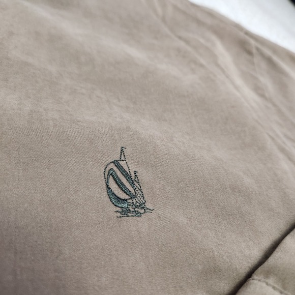 Vintage Nautica Sailing Jacket Men Large Bi Swing Chinstrap Bomber Flannel Lined - Picture 3 of 11